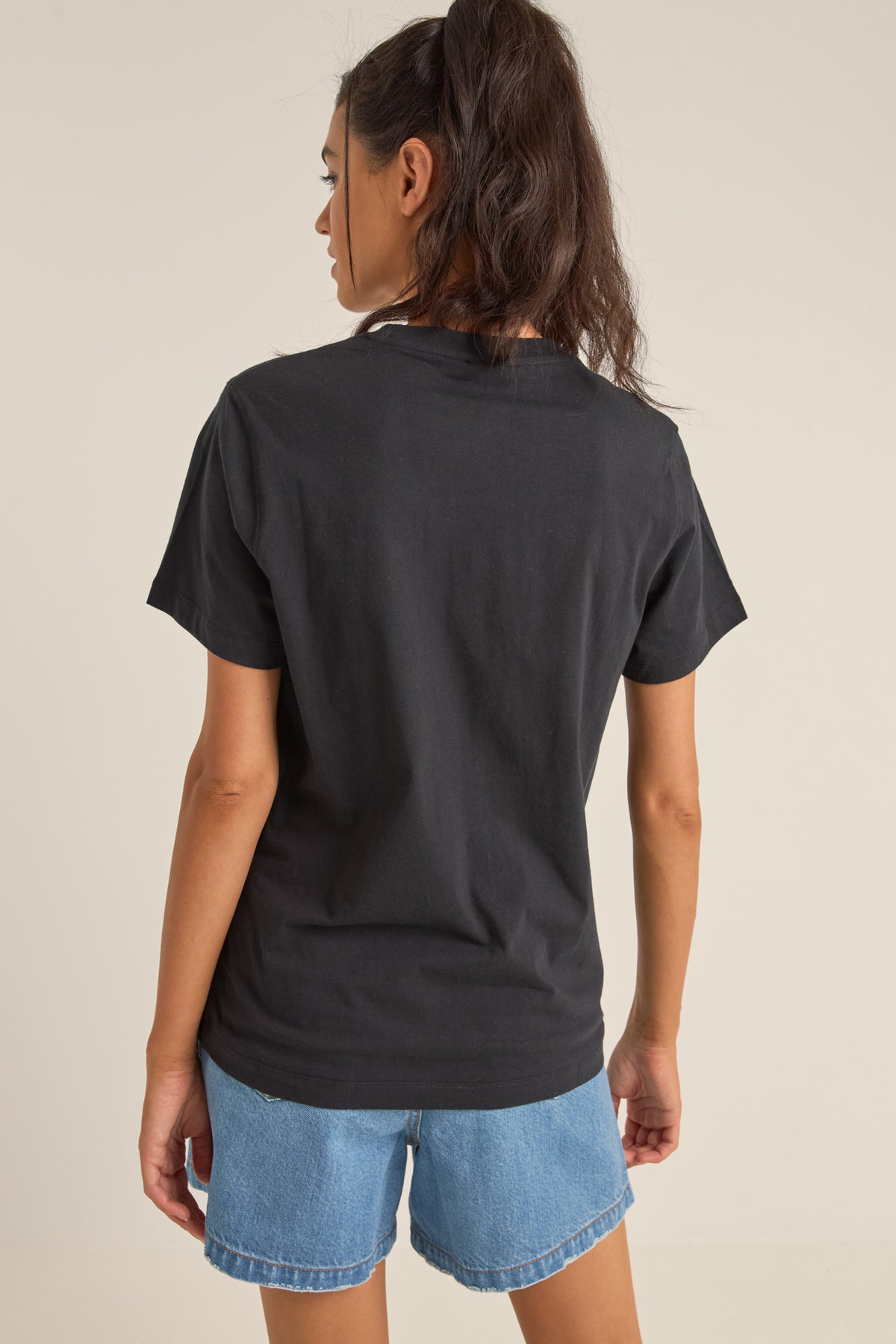 Logo Boyfriend Tee Black