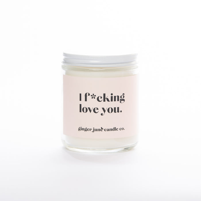 I F*cking Love You Candle